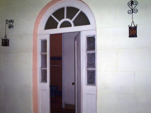 'Entrace to the room' Casas particulares are an alternative to hotels in Cuba.